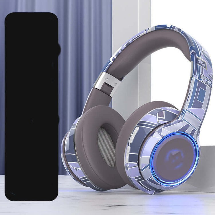 RIAX RIZON Bluetooth 5.2 Illuminated Wireless Headphones