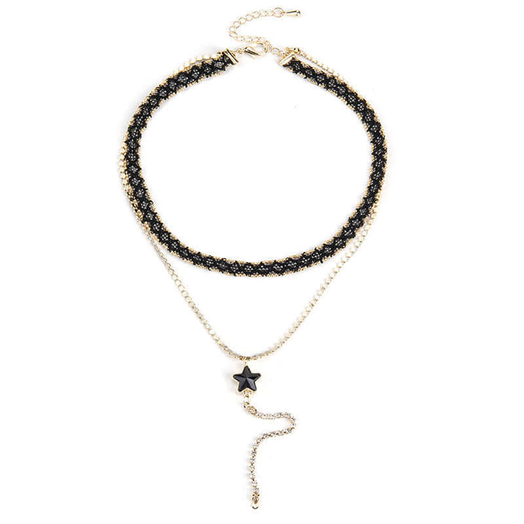 RIAX RIZON Crystal Star Pendant Necklace