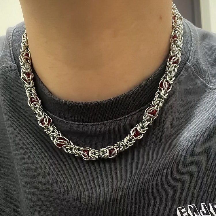 RIAX RIZON Sapphire Splice Necklace for Men