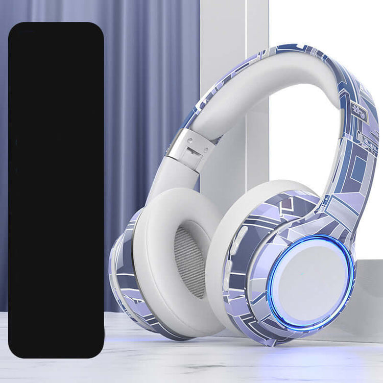 RIAX RIZON Bluetooth 5.2 Illuminated Wireless Headphones