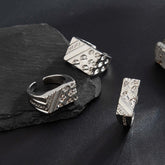 RIAX RIZON Sleek Geometric Ring for Men