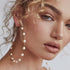 RIAX RIZON Pearl Large Hoop Earrings