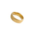 RIAX RIZON Gold-Plated Plain Couple Ring for Men and Women