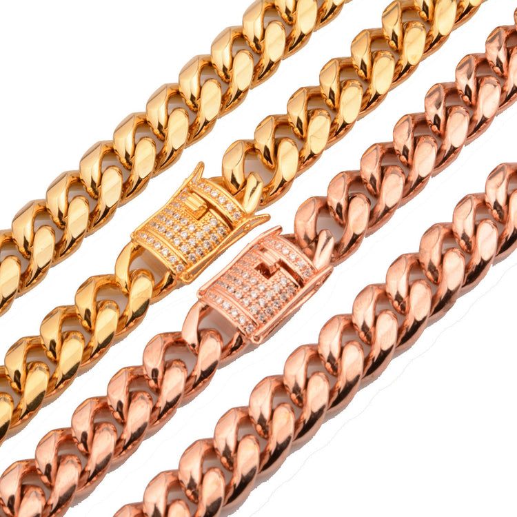 RIAX RIZON Gold Chain Necklace for Men