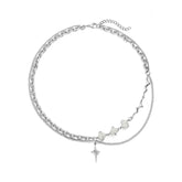 RIAX RIZON Opal Titanium Steel Necklace for Men