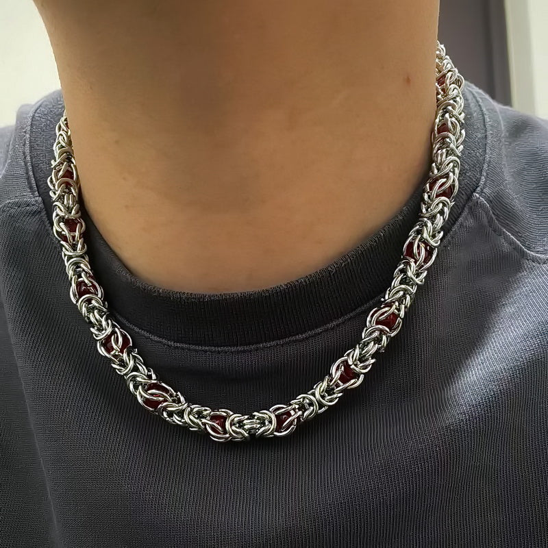RIAX RIZON Sapphire Splice Necklace for Men
