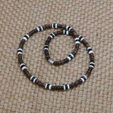RIAX RIZON Men Tribe Ethnic Coconut Shell Necklace