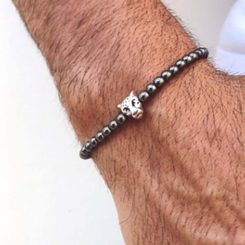RIAX RIZON Glamour Men Fashion Beaded Hand Bracelet