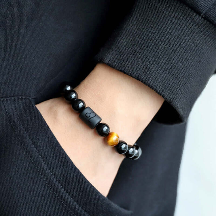 RIAX RIZON Cancer Constellation Bracelet Men Bracelet
