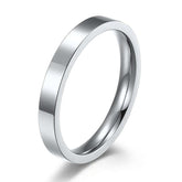 RIAX RIZON 3mm Stainless Steel Stackable Ring Plain Wedding Band