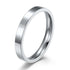 RIAX RIZON 3mm Stainless Steel Stackable Ring Plain Wedding Band