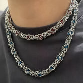 RIAX RIZON Sapphire Splice Necklace for Men