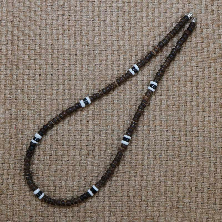RIAX RIZON Men Tribe Ethnic Coconut Shell Necklace