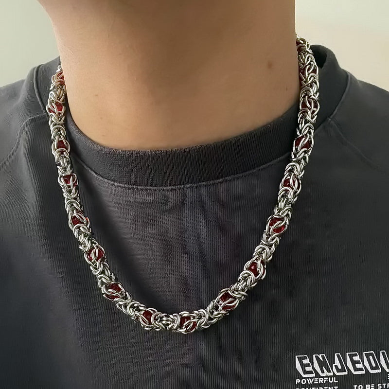 RIAX RIZON Sapphire Splice Necklace for Men