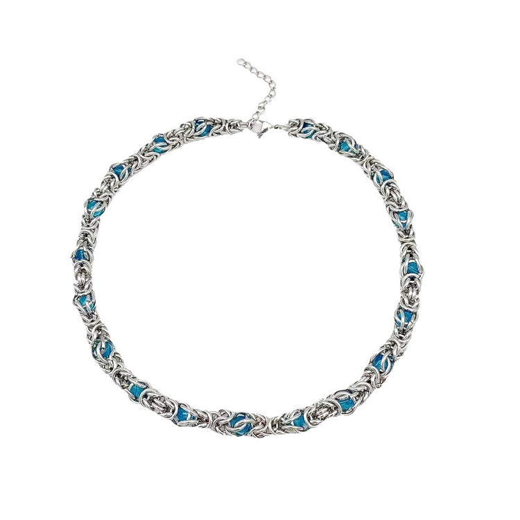 RIAX RIZON Sapphire Splice Necklace for Men