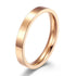 RIAX RIZON 3mm Stainless Steel Stackable Ring Plain Wedding Band