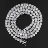 RIAX RIZON Hip Hop Tennis Chain Zircon Necklace for Men