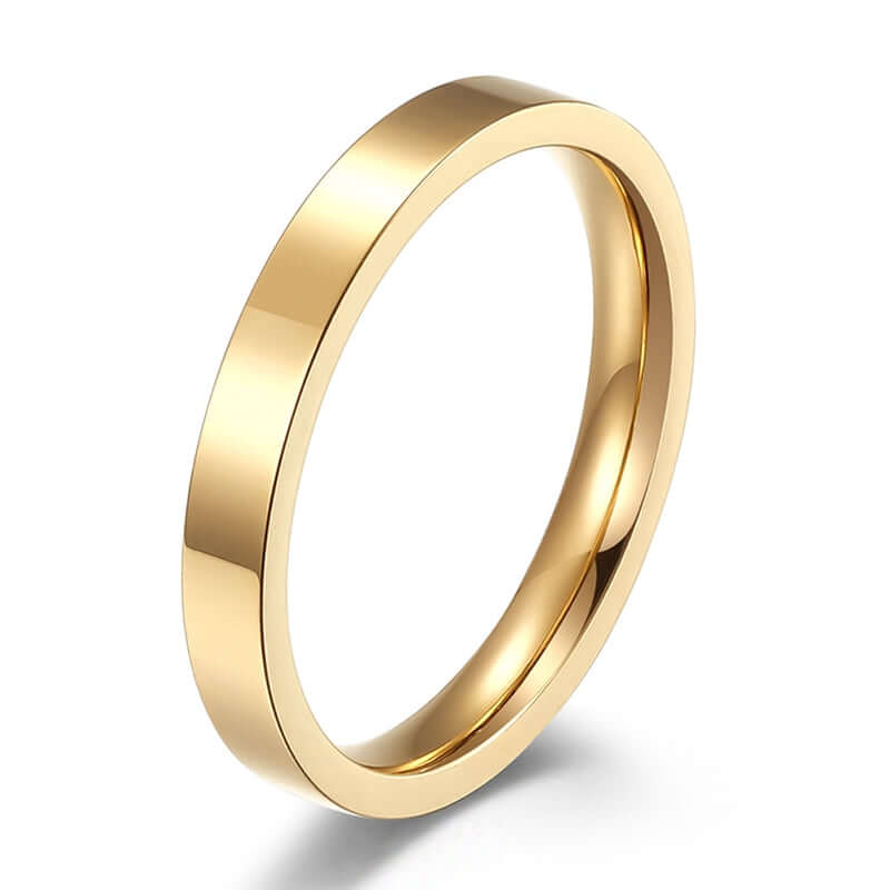 RIAX RIZON 3mm Stainless Steel Stackable Ring Plain Wedding Band