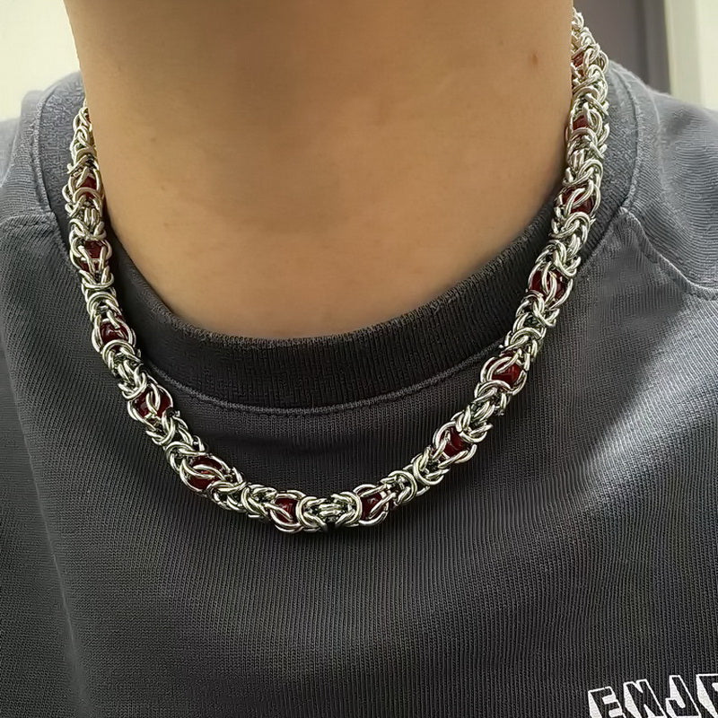 RIAX RIZON Sapphire Splice Necklace for Men