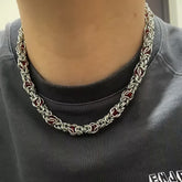 RIAX RIZON Sapphire Splice Necklace for Men
