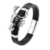 RIAX RIZON Leather Handmade Bracelet for Men