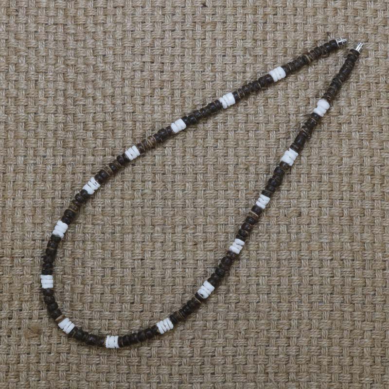 RIAX RIZON Men Tribe Ethnic Coconut Shell Necklace