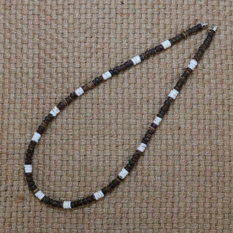 RIAX RIZON Men Tribe Ethnic Coconut Shell Necklace