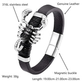 RIAX RIZON Leather Handmade Bracelet for Men