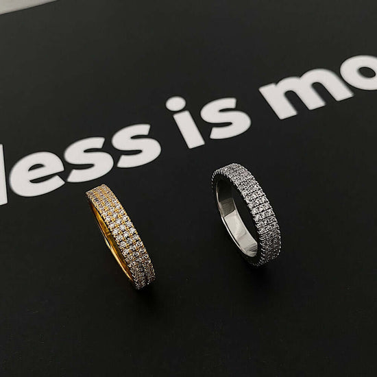 RIAX RIZON Cuban Diamond Fashion Ring for Men