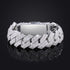 RIAX RIZON Zircon Rhombic Cuban Bracelet for Men