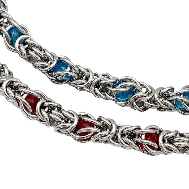 RIAX RIZON Sapphire Splice Necklace for Men
